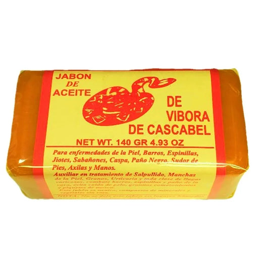 Rattlesnake Soap - Jabon Aceite de Vibora (Pimples, Blackheads, Skin Blemishes, Acne Soap