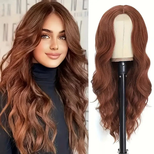 Body Wave Wig 26 Inch/ Reddish Brown