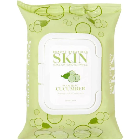 Beauty Creations Cucumber Soothing Makeup Remover WIpes